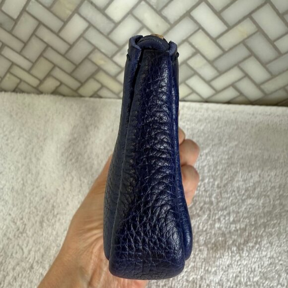 Portland Leather Small Cobalt Seashell Pouch - Brand New - Picture 4 of 7